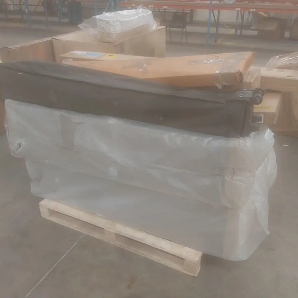 PALLET TO CONTAIN A DIVAN BASE AND INCOMPLETE FURNITURE PARTS