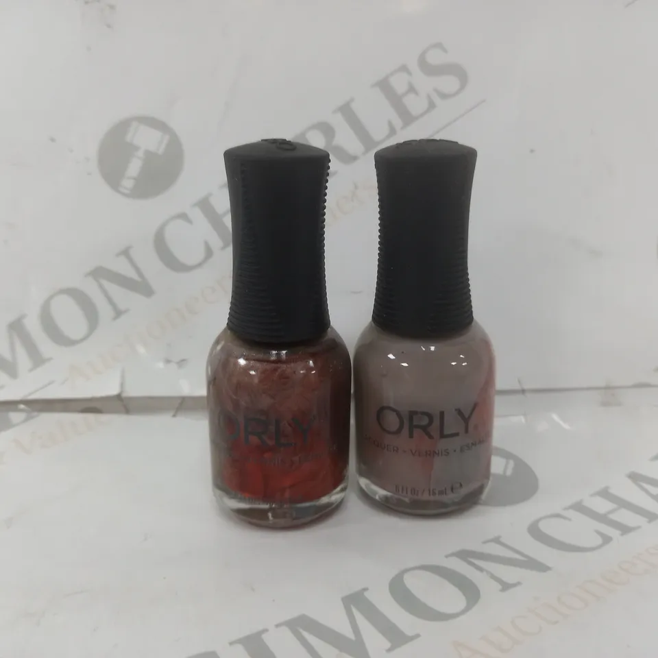 SET OF 2 ORLY FALL INTO ME & CASHMIRE CRISIS NAIL VARNISH 