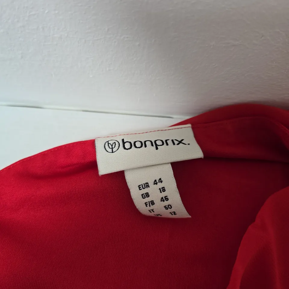 BONPRIX RED WOMEN'S DRESS – UK 16 (EU 44) 