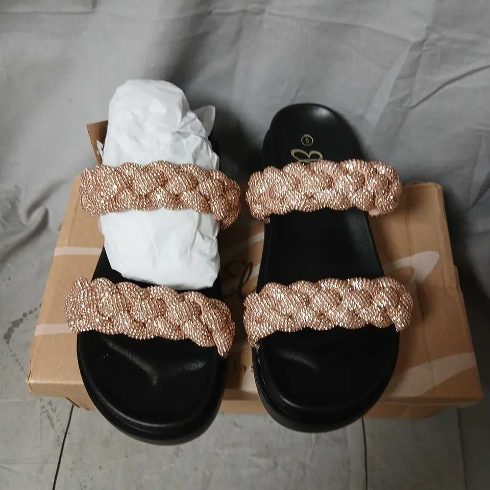 ELLA SHOES KITTY ROSE SANDALS – UK SIZE 5