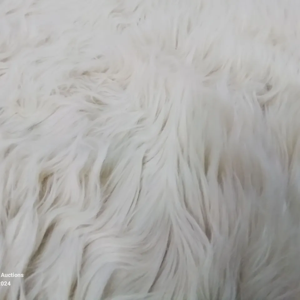 BRAND NEW PACO HOME 960 CREAM PLAYA 50X150CM SHAGGY RUG