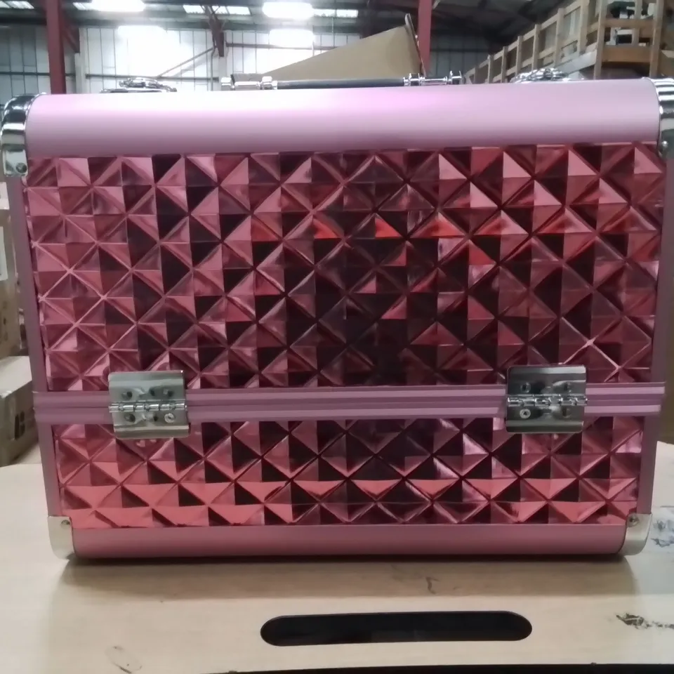 BOXED PINK MAKE UP BOX