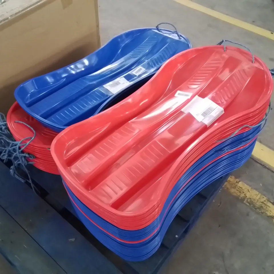 PALLET CONTAINING LARGE QUANTITY OF BRAND NEW SNOW CAT SLEDS