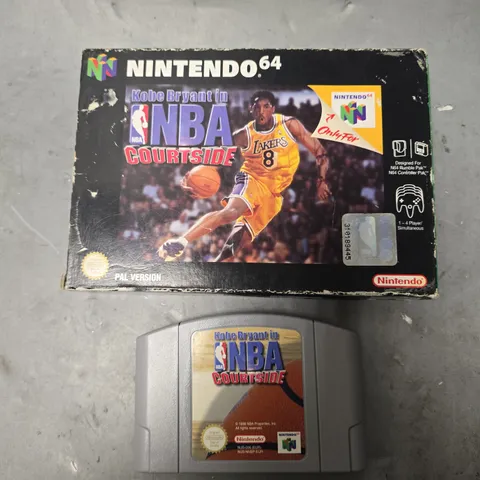 BOXED KOBE BRYANT IN NBA COURTSIDE FOR NINTENDO 64