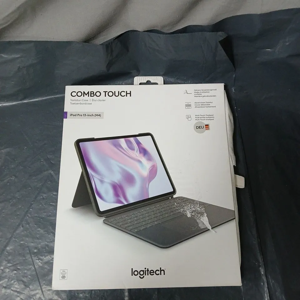 LOGITECH COMBO TOUCH KEYBOARD CASE FOR IPAD PRO 13-INCH (M4) – BOXED
