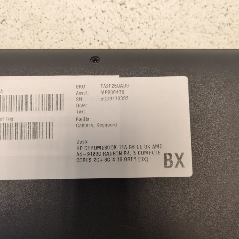 HP Chromebook 11a G6 EE UK – AMD A4-9120C, 4GB RAM, 16GB eMMC, Grey