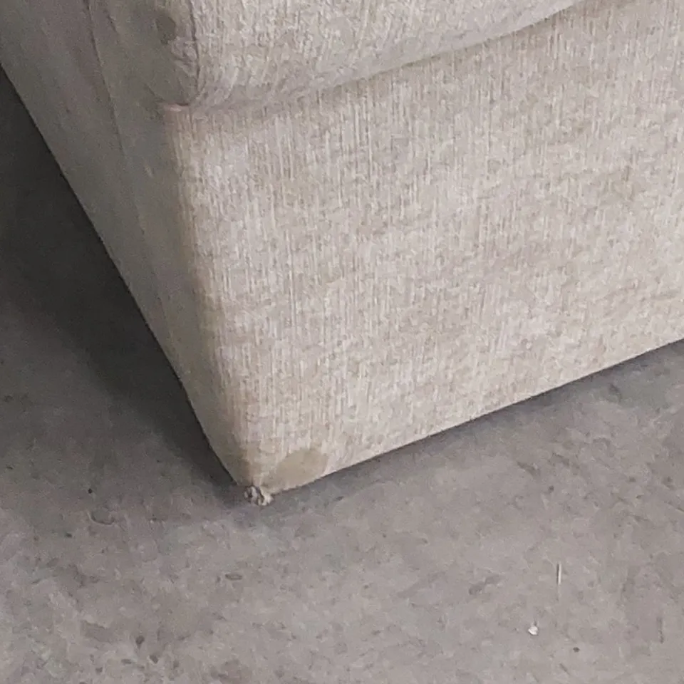 QUALITY DESIGNER FABRIC UPHOLSTERED 4 SEATER SOFA