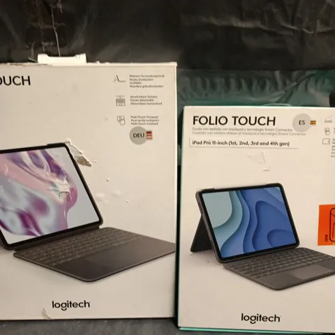 APPROXIMATELY 15 ASSORTED BOXED LOGITECH NON UK TABLET KEYBOARD CASES 