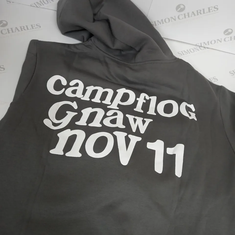 FOUR CACTUS LIGHT GREY HOODIE SIZE XL 