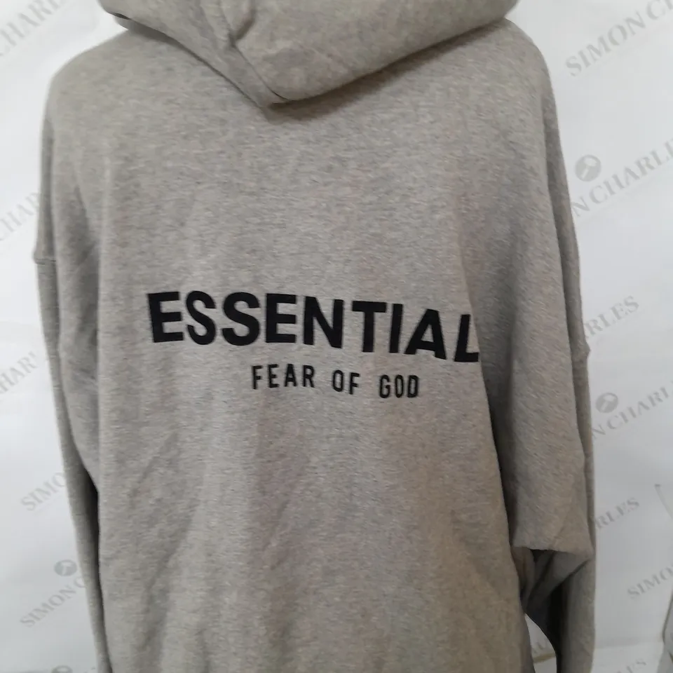 ESSENTIAL FEAR OF GOD HOODIE SIZE M