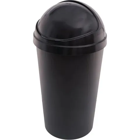 BOXED PLASTIC 50 LITRE RUBBISH BIN (1 BOX)