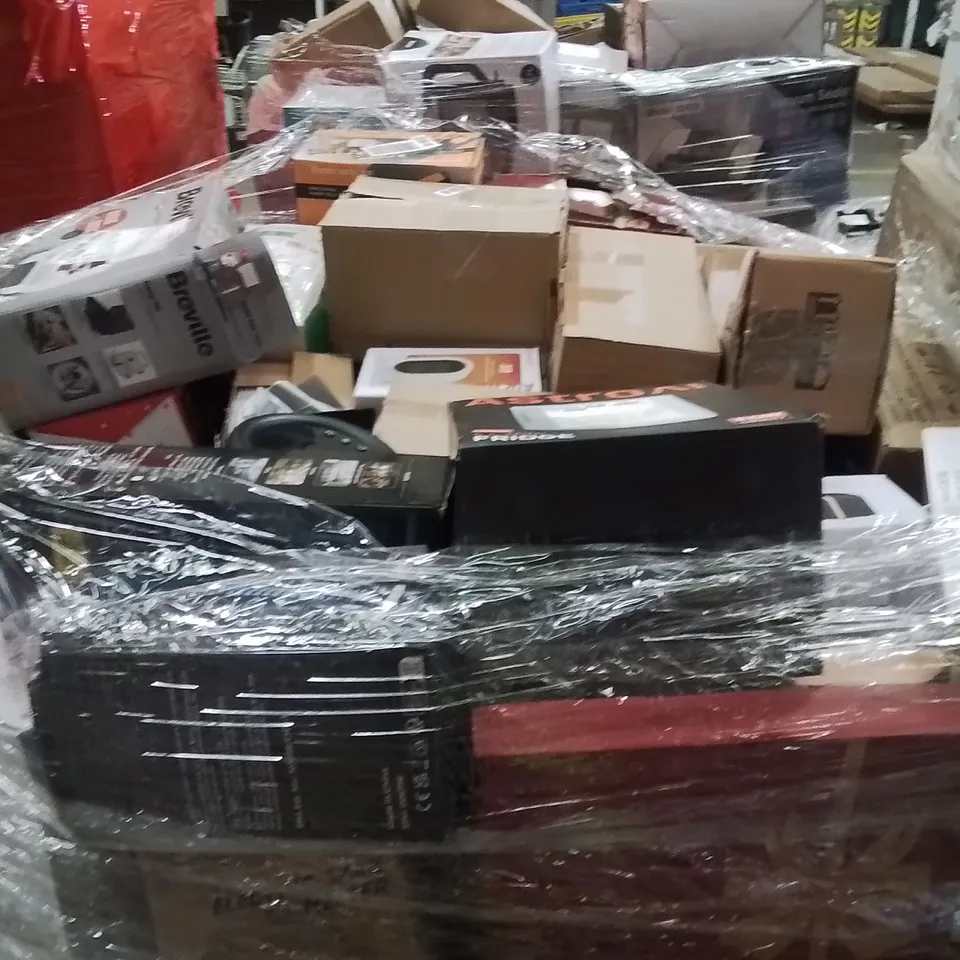 PALLET TO CONTAIN A LARGE QUANTITY OF ELECTRICAL PRODUCTS TO INCLUDE;LED MOTION LAMP,ROTI MAKER,DEHUMIDIFIER 
