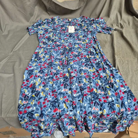 SEASALT CORNWALL PETITE FLORAL DRESS – UK 18 (EU 46, US 14)