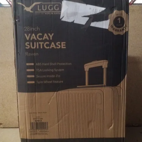 BOXED LUGG VACAY 28" SUITCASE - RAVEN