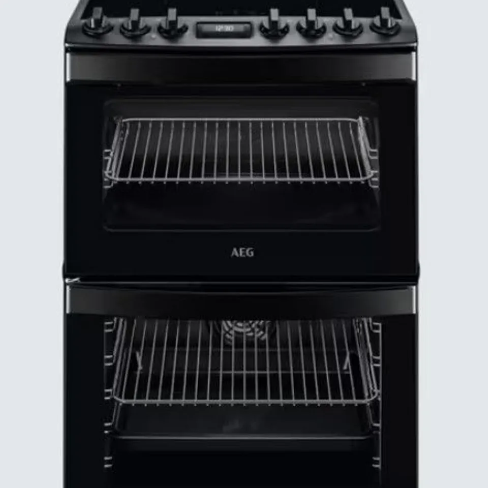 AEG CIB6743MCB FREESTANDING INDUCTION HOB ELECTRIC COOKER, MATT BLACK