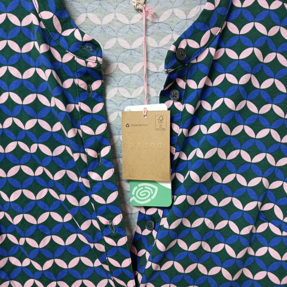 BODEN JULIA JERSEY SHIRT DRESS - 12L