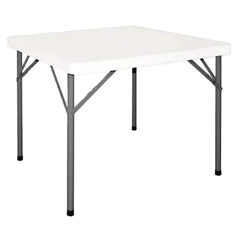 BOXED BOLERO HDPE SQUARE FOLDING TABLE