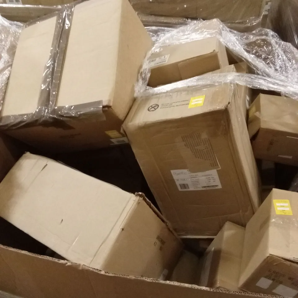 PALLET TO CONTAIN A LARGE QUANTITY OF DESIGNER HOME LIGHTING GOODS AND PRODUCTS 