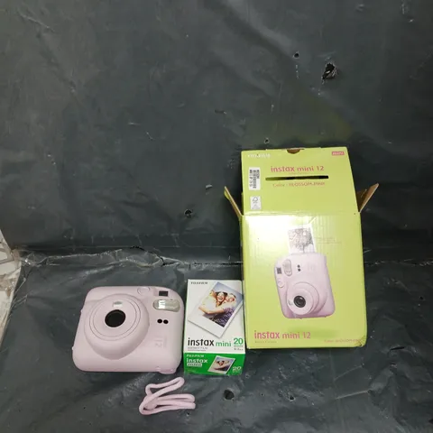 BOXED FUJIFILM INSTAX MINI 12 INSTANT CAMERA 