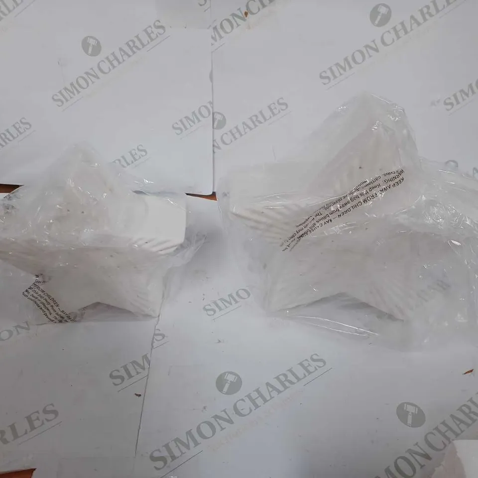 DECORATIVE STAR SET OF 2 PRELIT