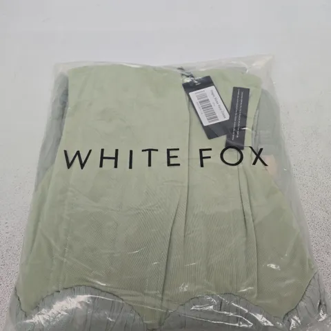 BAGGED WHITE FOX MAGIC MUSE MAXI DRESS – MINT, UK SIZE S