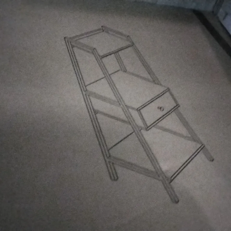 BOXED FULTON LADDER BEDSIDE RUSTIC PINE 