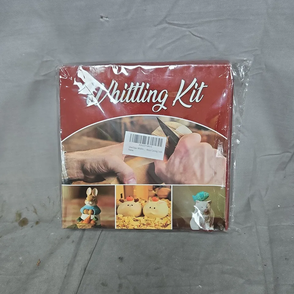 WHITTLING KIT – WOOD CARVING TOOLS IN RED BOX