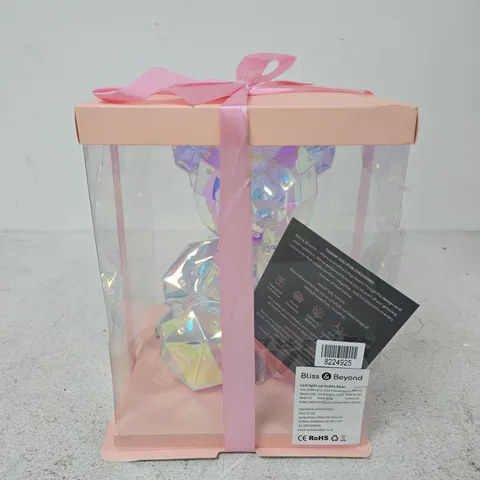 BLISS & BEYOND LED LIGHT UP TEDDY BEAR