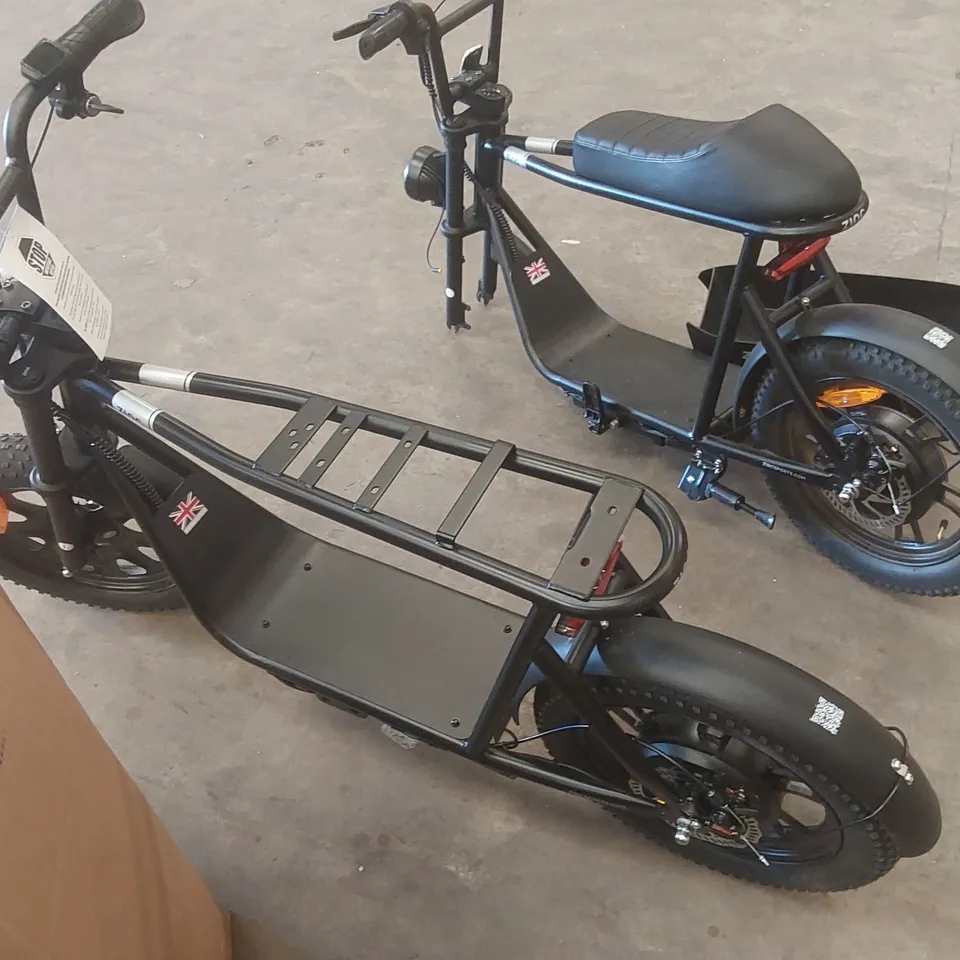 2x ZINC ELECTRIC SCOOTERS WITH MISSING PARTS