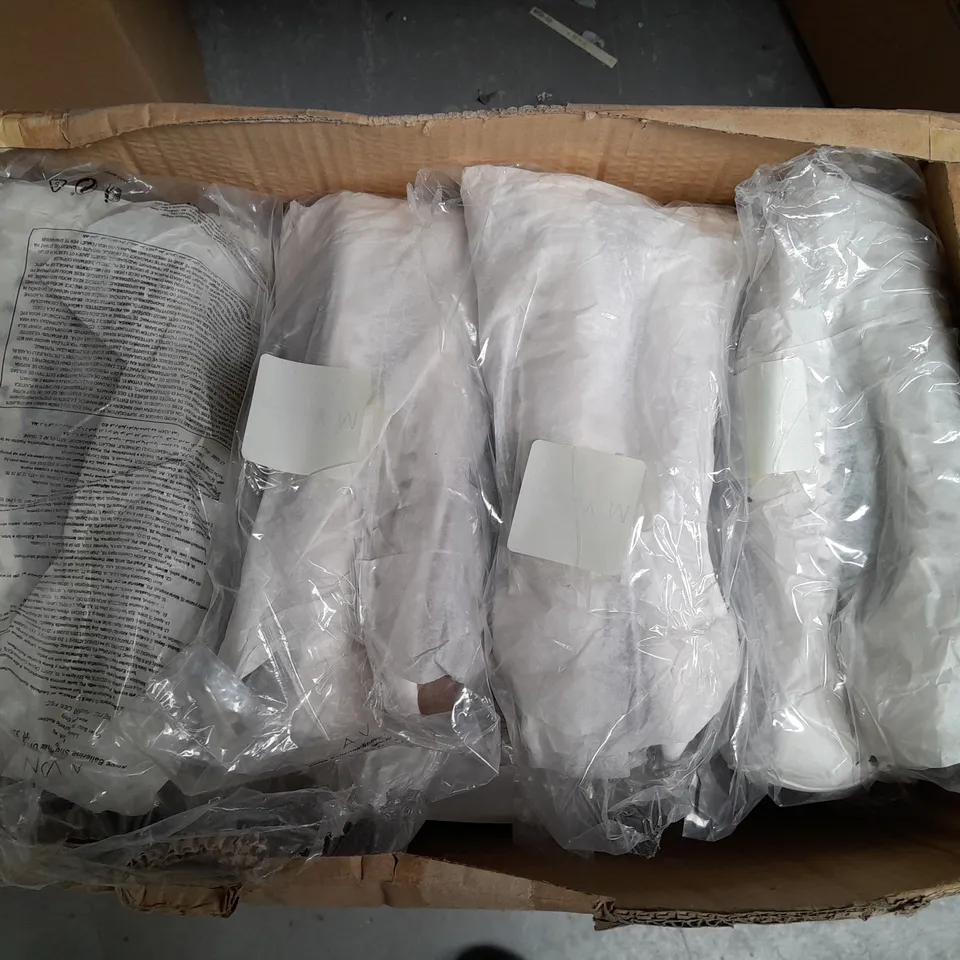 APPROXIMATELY 12 PAIRS OF LADIES SOLE SENSATION CUT OUT DETAIL PUMPS WHITE ASSORTED SIZES