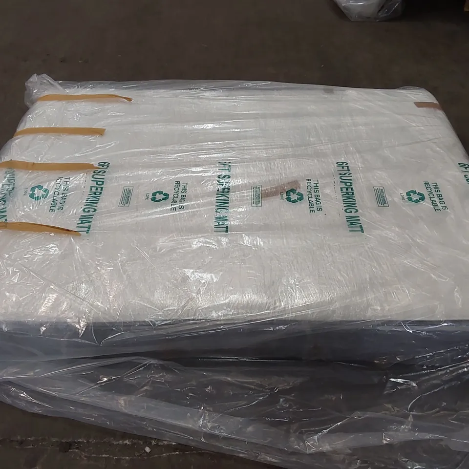 QUALITY BAGGED ORTHO COOLING MEMORY FOAM POCKET SPRUNG 4'6" MATTRESS 