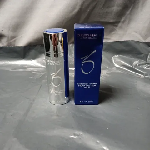 ZO SKIN HEALTH SUNSCREEN + PRIMER BROAD-SPECTRUM SPF 30, 30 ML