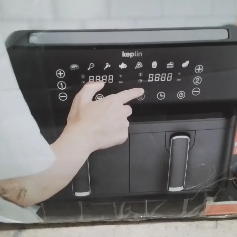 BOXED KEPLIN 9 LITRE DUAL DRAWER AIRFRYER