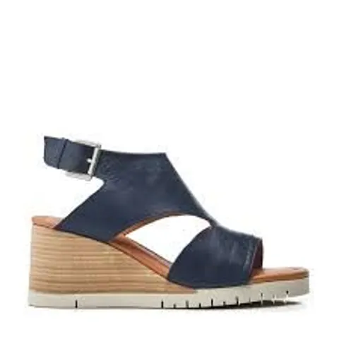 MODA IN PELLE PEYTON HIGH FRONT IBER WEDGE SANDALS SIZE 39