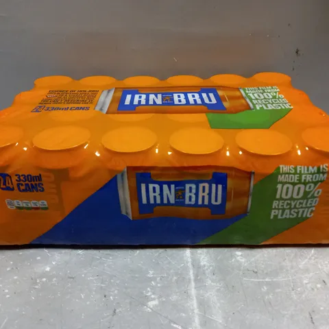 24 X SEALED IRN BRU DRINKS - 24 X 330ML - COLLECTION ONLY 