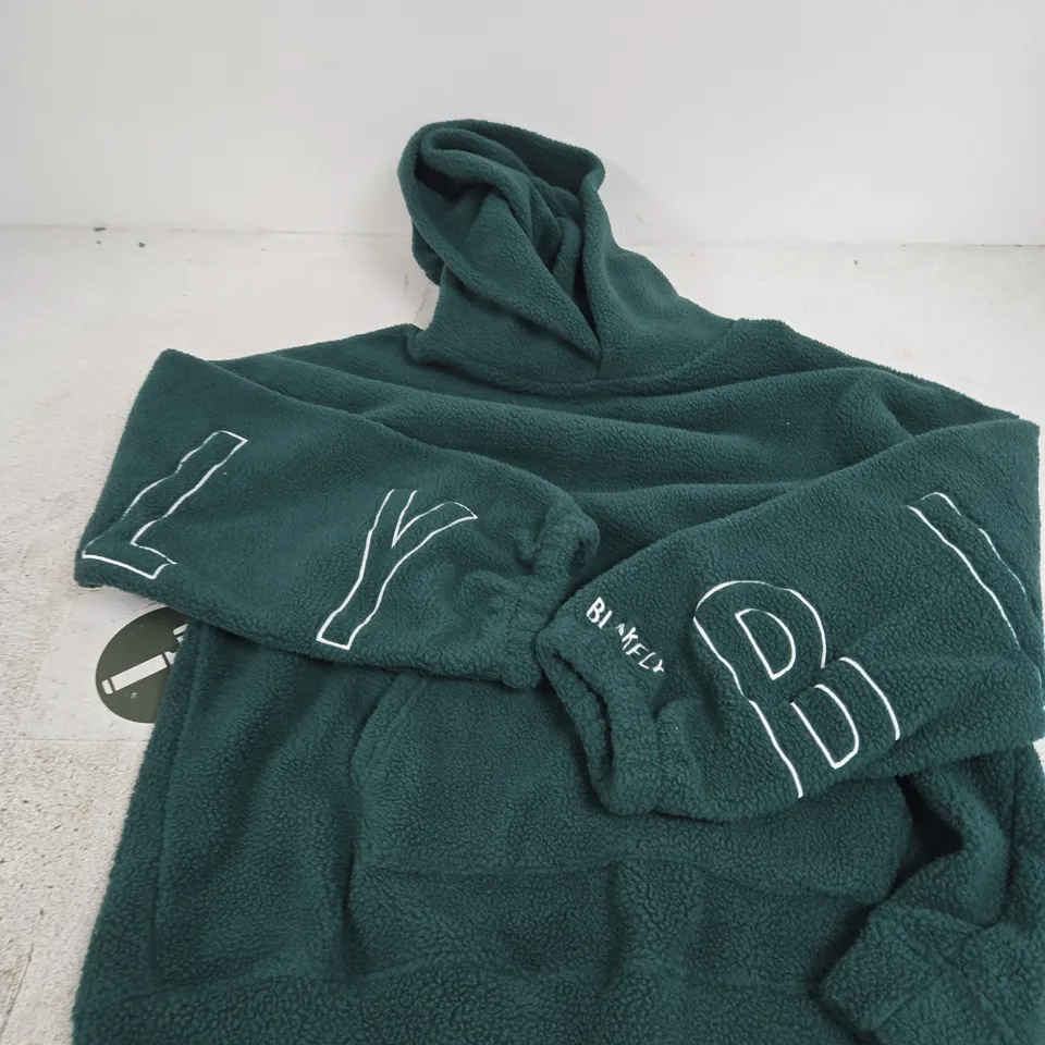 BLAKELY ORIGINAL FLEECE HOODIE – GREEN, XL