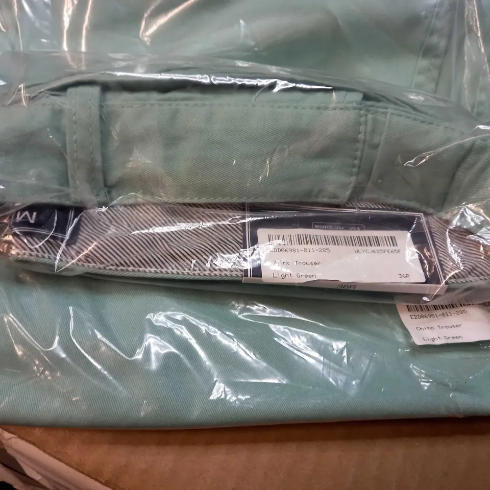 PACKAGED MARINE LIGHT GREEN CHINO'S - SIZE W36R