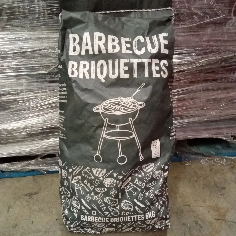 PALLET TO CONTAIN A LARGE QUANTITY OF BARBECUE BRIQUETTES 