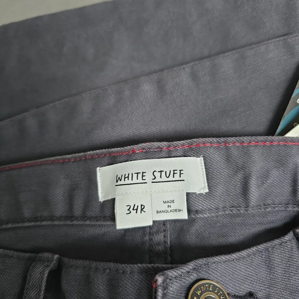 WHITE STUFF JEANS – UK 34R, GREY