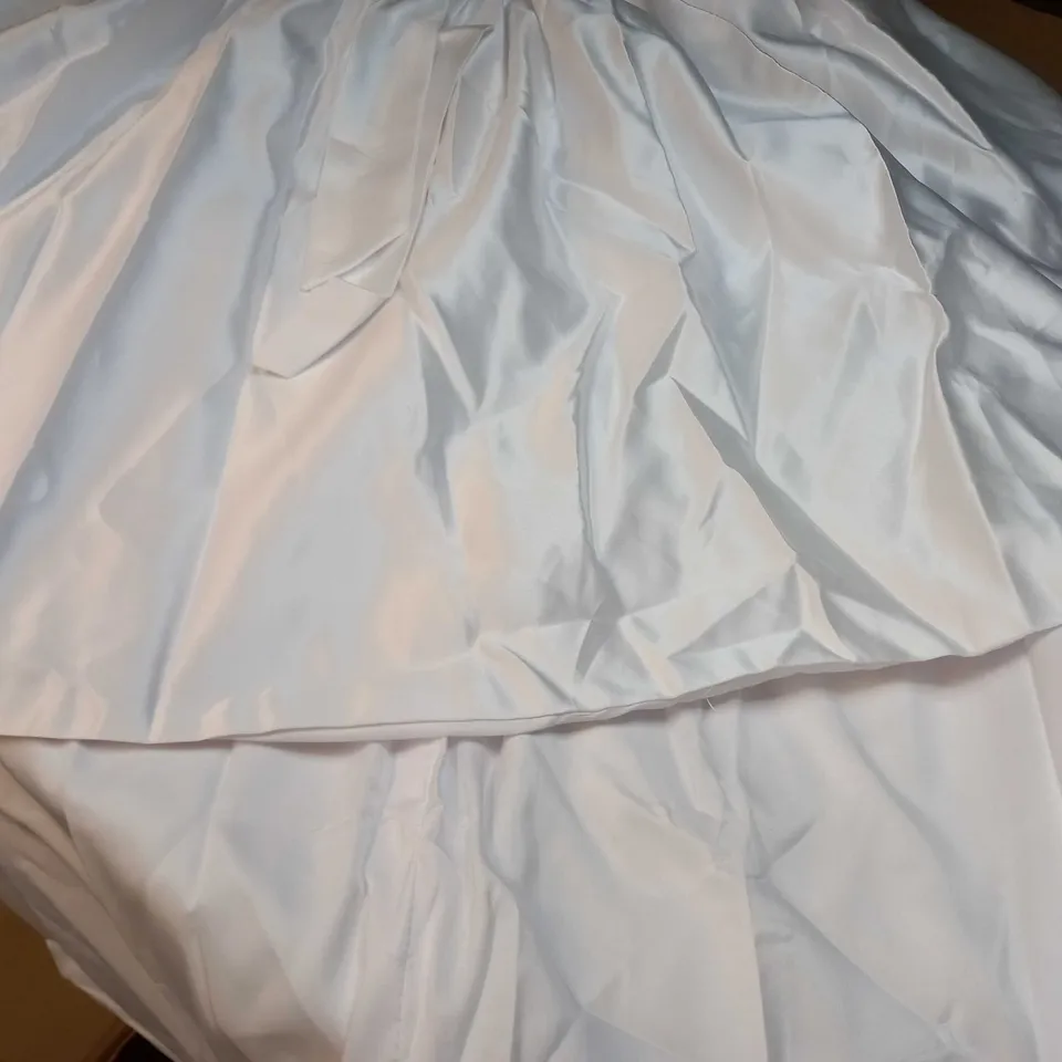 LANTING WHITE BRIDAL DRESS WITH SPARKLE DETAIL