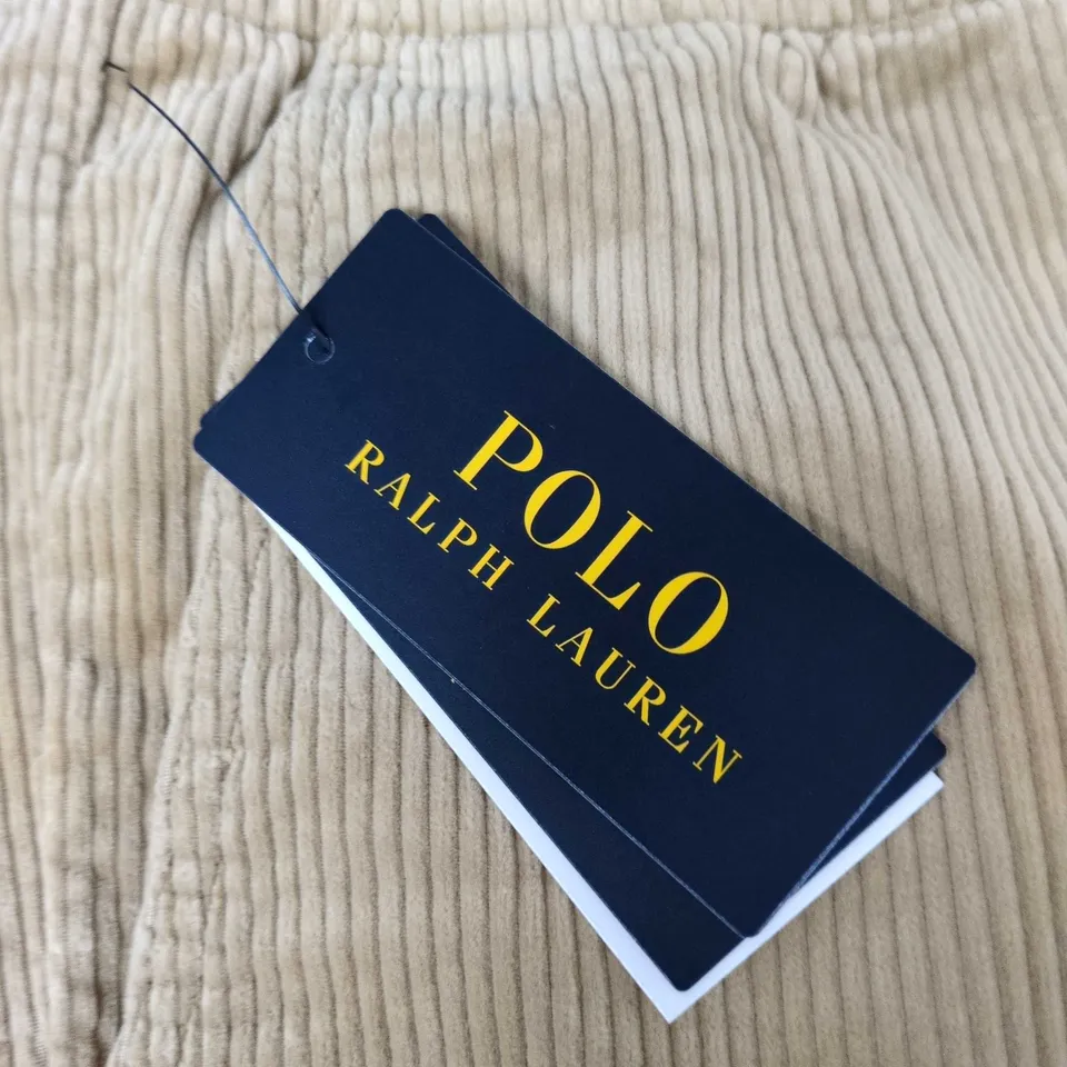 POLO RALPH LAUREN CLASSIC FIT PREPSTER SHORTS – BEIGE, SIZE L (MEN'S)