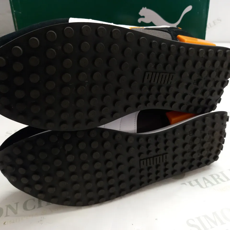 BOXED PAIRS OF PUMA RIDER DISPLACED TRAINERS - UK 8
