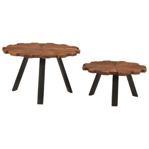 BOXED DOWNARD COFFEE TABLE (SET OF 2) (1 BOX)