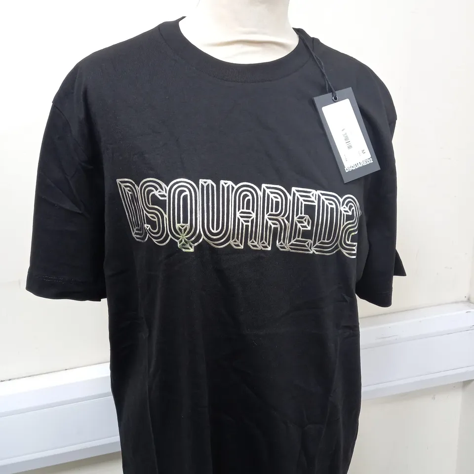 DSQUARED2 LOGO PRINT T-SHIRT M