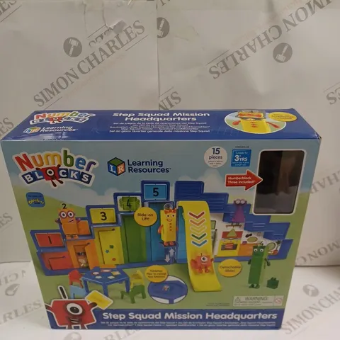 BOXED NUMBERBLOCKS STEP SQUAD MISSION HEADQUARTERS