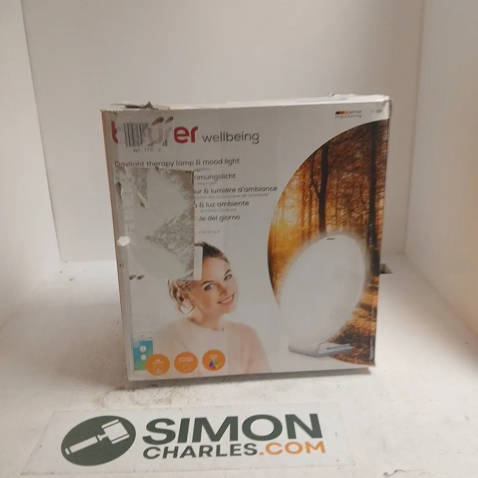 BEURER WELLBEING DAYLIGHT THERAPY LAMP & MOOD LIGHT