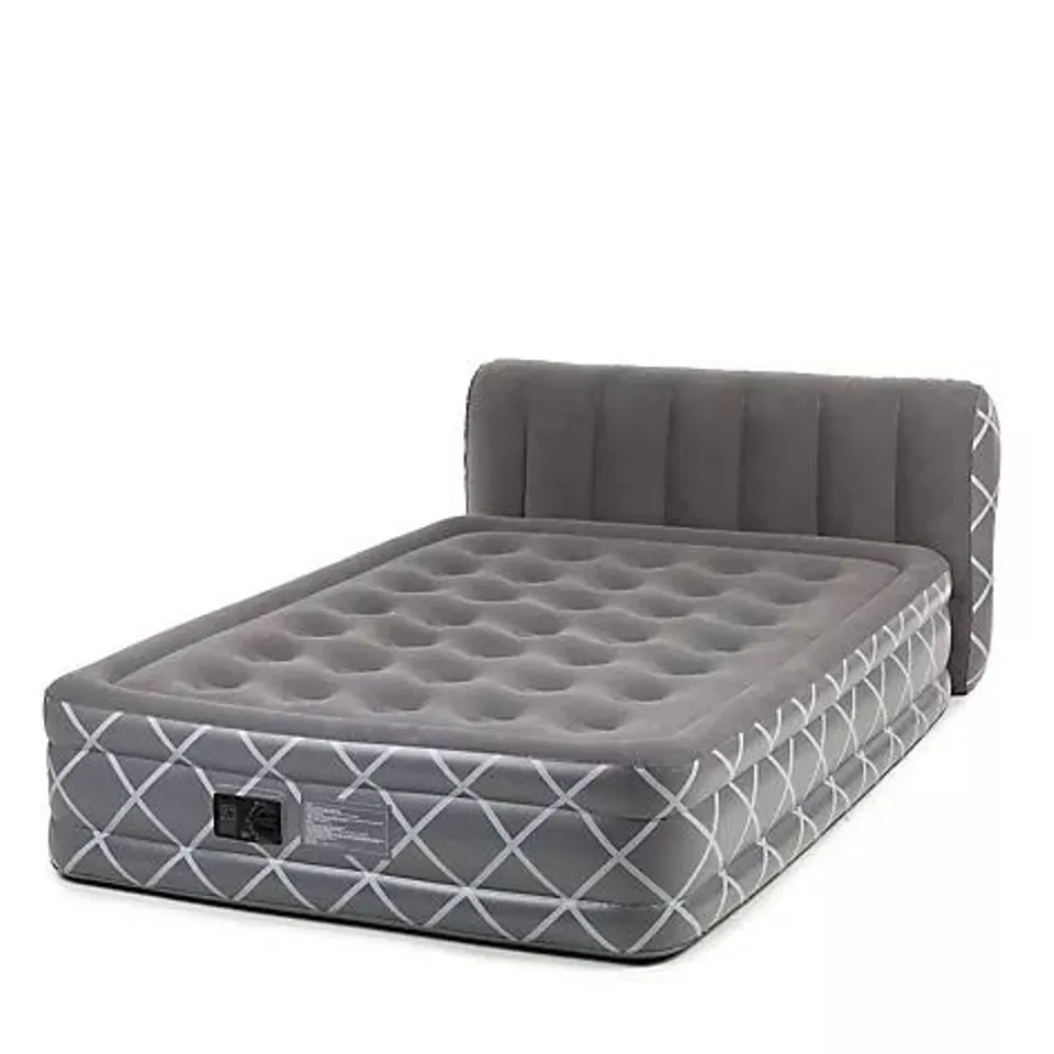 BODYFLEX INFLATABLE PRINTED AIR BED WITH HEADBOARD