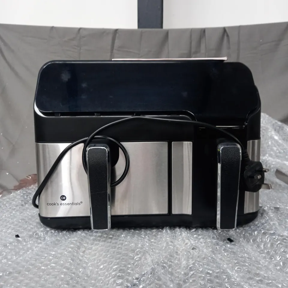 BOXED COOK'S ESSENTIALS 7.7L DUAL AIR FRYER