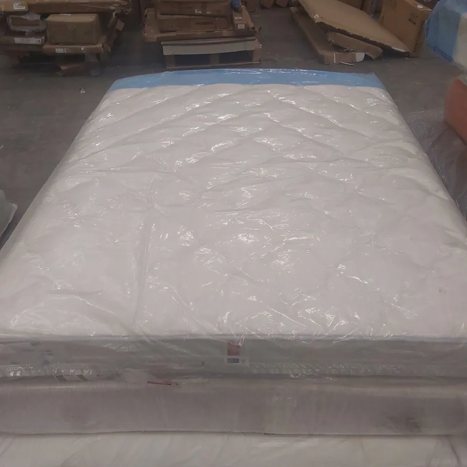 QUALITY BAGGED KING SIZE 150cm AIRSPRUNG LUXURY QUILTED MEDIUM MATTRESS RRP £259