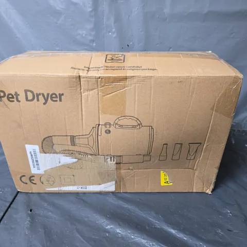 BOXED UNBRANDED PET DRYER IN BLUE
